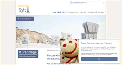 Desktop Screenshot of insel-klinik-sylt.de